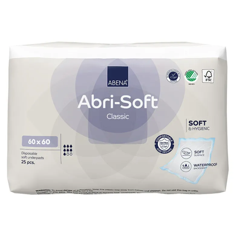 Abena Abri-Soft Classic Engangsunderlag, 25 stk.