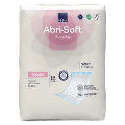 Abena Abri-Soft Superdry Engangsunderlag, 60x40 cm, 60 stk.