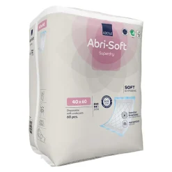 Abena Abri-Soft Superdry Engangsunderlag, 60x40 cm, 60 stk.