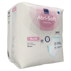 Abena Abri-Soft Superdry Engangsunderlag m. tape, 90x75 cm, 30 stk.