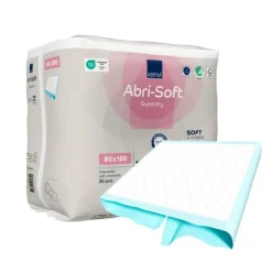 Abena Abri-Soft Superdry Engangsunderlag med vinger, 180x80 cm, 30 stk.