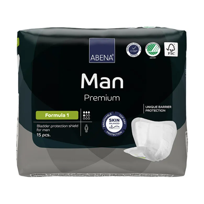 Abena Man Formula, inkontinensbind til mænd