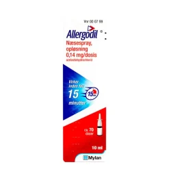 Allergodil næsespray 0,14 mg (10 ml)