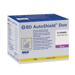 BD AutoShield sikkerhedspenkanyler 0,30 x 5 mm (30G) - 100 stk.