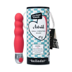 Belladot Astrid small vibrator dildo, genopladelig