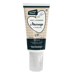 Belladot Massageolie, Lavendel, 80 ml.