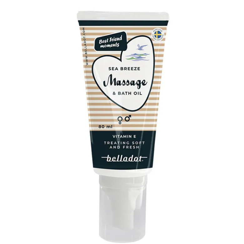 Belladot Massageolie, Seabreeze, 80 ml.