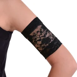 Beskyttende armbind til CGM/sensor og pumpe, blonder, voksen