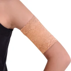 Beskyttende armbind til CGM/sensor og pumpe, blonder, voksen