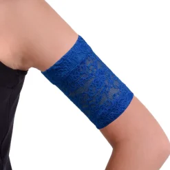 Beskyttende armbind til CGM/sensor og pumpe, blonder, voksen