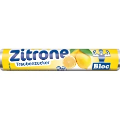 Bloc Druesukker - Citron, 18 tabletter