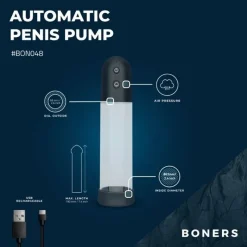 Boners Automatisk Penispumpe med masturbator