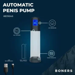 Boners Penispumpe med LCD display