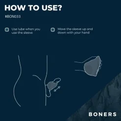 Boners Vibrerende Handjob Stroker