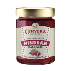 Cervera hindbær marmelade, uden tilsat sukker, 285 g