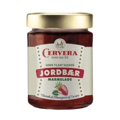 Cervera jordbær marmelade, uden tilsat sukker, 285 g