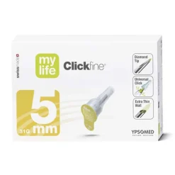 Clickfine penkanyler 0,25 x 5 mm (31G) - 100 stk.