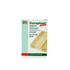 Curaplast Sensitive plaster, 6x10 cm, 10 stk.