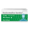 Desloratadine Sandoz 5 mg, 30 stk