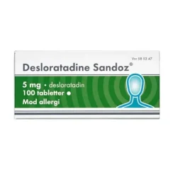 Desloratadine "Sandoz" 5 mg, 100 tabletter