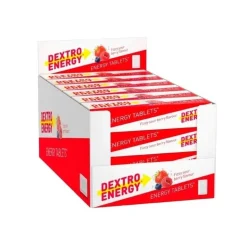Dextro Energy Fizzy Sour Berry druesukker - Sampak (24 stk.)