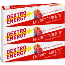 Dextro Energy Sour Berry druesukker - 3 pk.