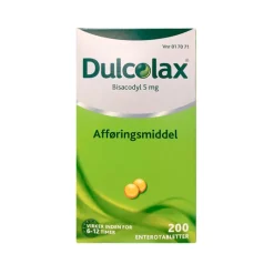 Dulcolax enterotabletter 5 mg, 200 stk.