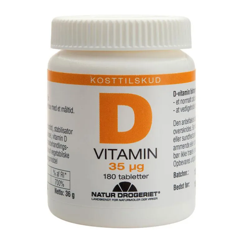 D vitamin 35 mcg, 180 tabl.