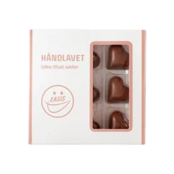EASIS Gaveæske med fyldte chokoladehjerter, 80g