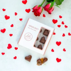EASIS Gaveæske med fyldte chokoladehjerter, 80g