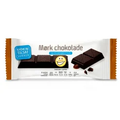EASIS Mørk chokoladebar med saltkaramelfyld, uden tilsat sukker, 28 g