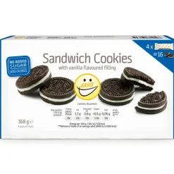 EASIS Sandwich Cookies, kaloriereduceret, 168 g