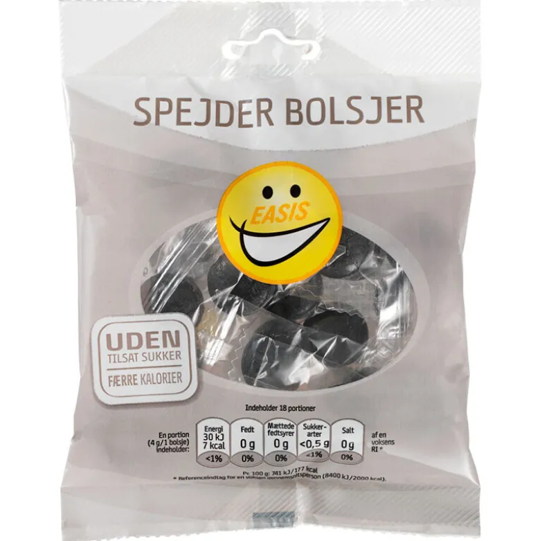 EASIS Spejderbolcher, uden tilsat sukker, 70 g