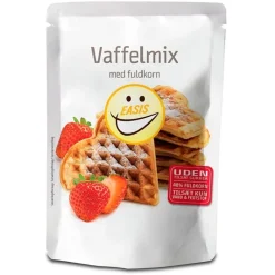 EASIS Vaffelmix med fuldkorn, uden tilsat sukker, 300 g.