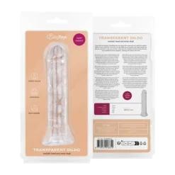 EasyToys Jelly Dildo, Transparent, 14 cm