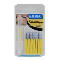 Ekulf mellemrumsbørste gul 0,6 mm