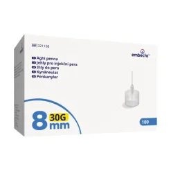 embecta penkanyler 0,30 x 8 mm (30G) - 100 stk.