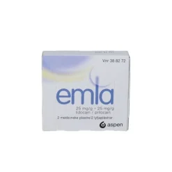 Emla lokal bedøvende plaster, 2 stk.