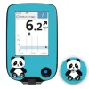 Freestyle Libre klistermærke sæt til sensor og scanner - Panda