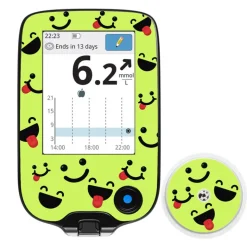 Freestyle Libre klistermærke sæt til sensor og scanner - Smily