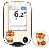 Freestyle Libre klistermærke sæt til sensor og scanner - Tiger