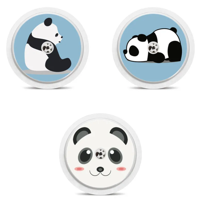 Freestyle Libre sensor klistermærker - Panda