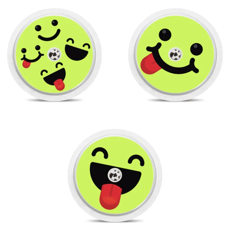 Freestyle Libre sensor klistermærker - Smileys