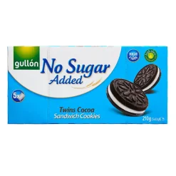 Gullón Twins Cocoa uden tilsat sukker, 210 g