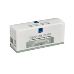 Injektionsserviet 3x6 cm, 75% ethanol, 100 stk.