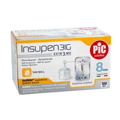 Insupen penkanyler 0,25 x 8 mm (31G) - 100 stk.