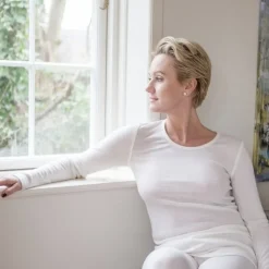 Joha Marie langærmet bluse, 100% merinould