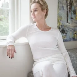Joha Marie langærmet bluse, 100% merinould