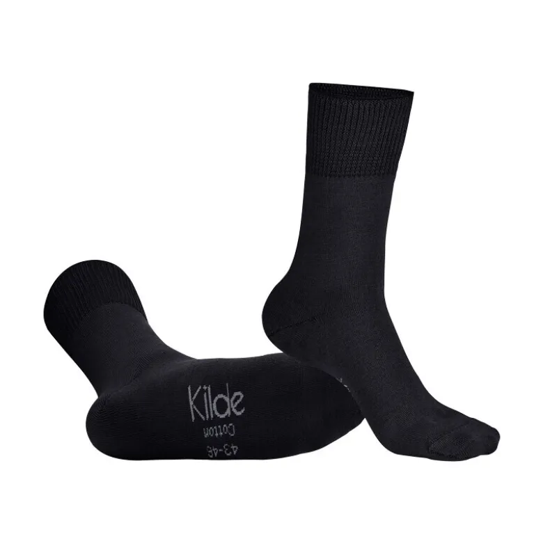 Kilde® Diabetes & Comfort bomuldsstrømpe