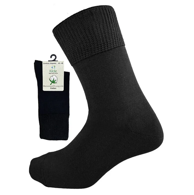 Kilde® Diabetes & Comfort bomuldsstrømpe